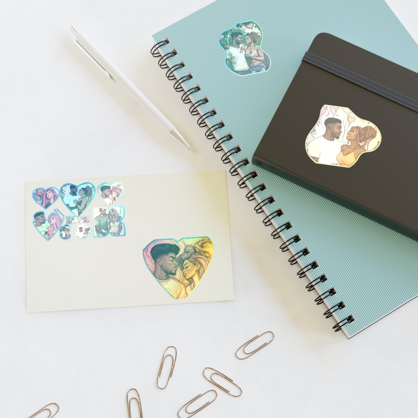 Black Love Sticker Sheet  – Celebrate Love & Connection